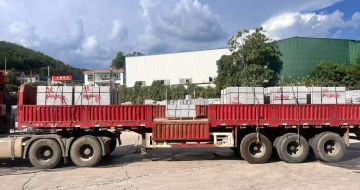 渭南 芝麻灰花岗岩地铺石出货日常