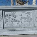 渭南 芝麻白大型照壁，屏风，影壁