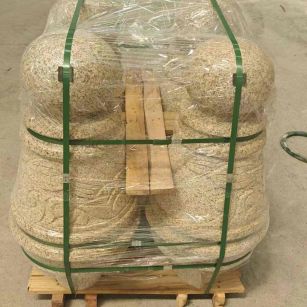 渭南 黄金麻异形定制雕花——棒棒糖挡车柱