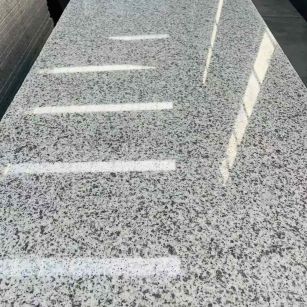 渭南 白麻花岗岩光面毛板