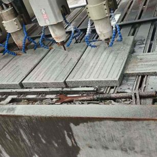 渭南 芝麻白花岗岩荔枝面盲道雕刻