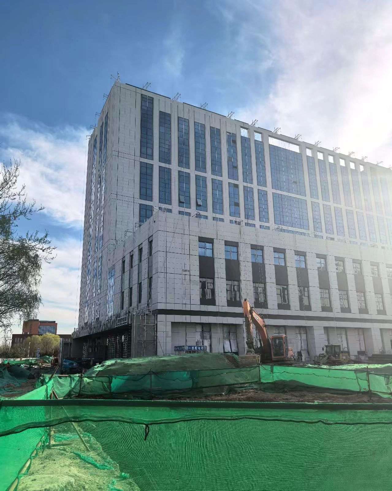 渭南 白麻花岗岩石材外墙干挂