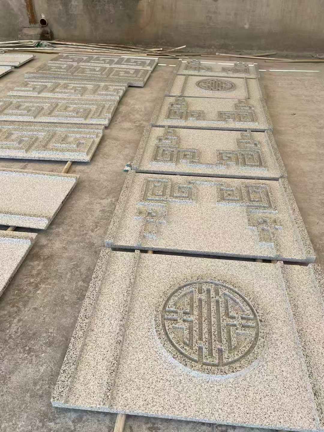 渭南 白麻花岗岩外墙立面雕刻板