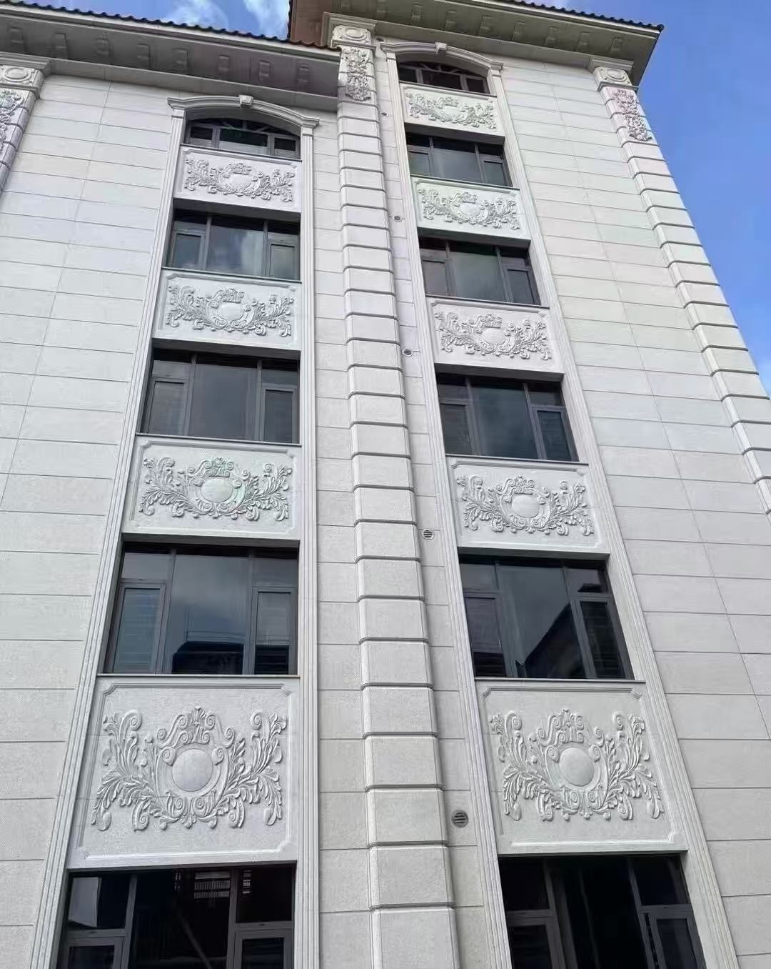 渭南 白麻荔枝面花岗岩别墅外墙干挂