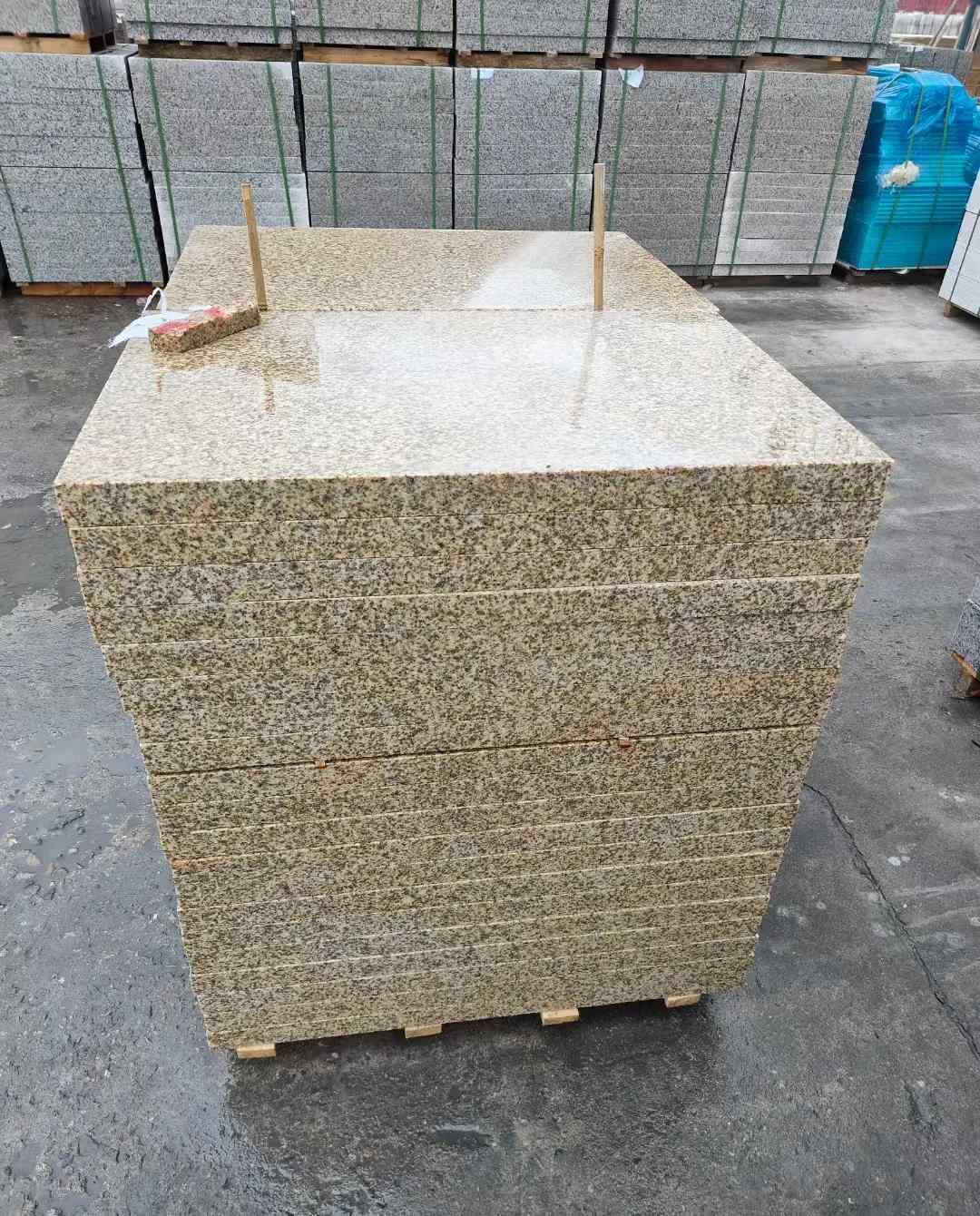 渭南 湖北黄金麻花岗岩石材荔枝面外墙石材