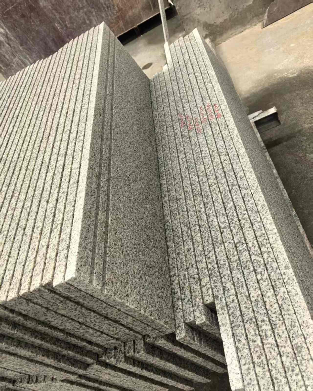 渭南 白麻荔枝面花岗岩楼梯踏步